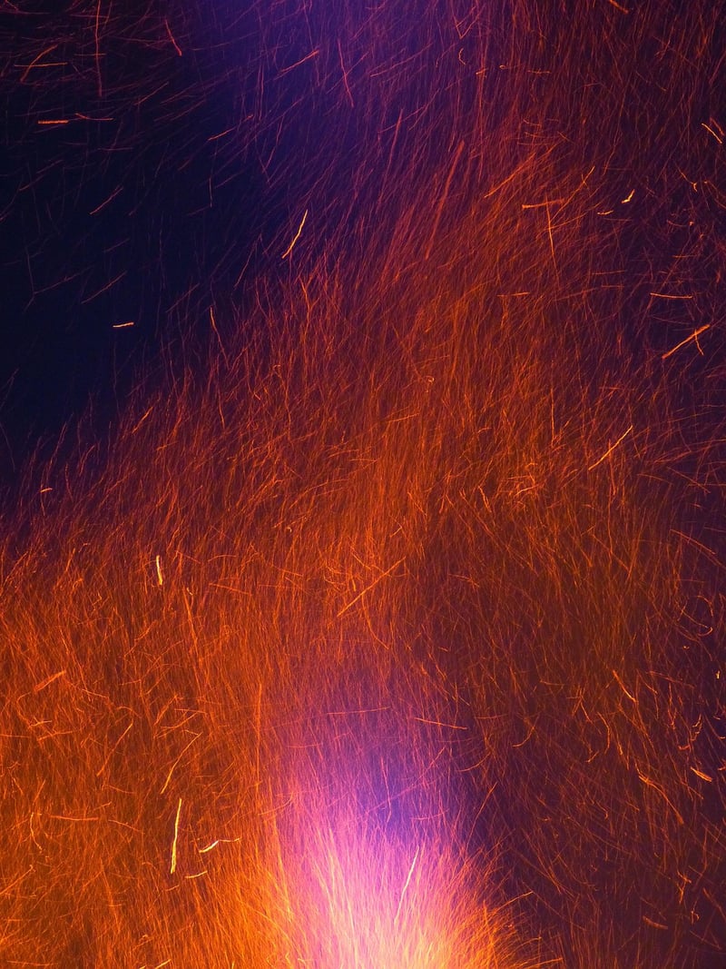 Mystical Floral Fire
